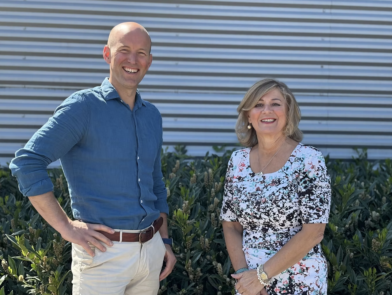 Thijs Bosch and Sue Garfitt